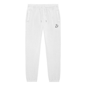 Dalix Heartly Ghost Embroidery Heavy Weight Fleece Sweatpants Soft Lounge Pant Drawstring Waistband Pockets Womens - 1 of 4