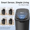 Automatic Motion Sensor Bathroom Trash Can with Lid, 2.6 Gallon Touchless Trash Bin, Smart Garbage Can - 4 of 4