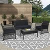 WestinTrends  4-Piece Outdoor Patio Conversation Set - image 2 of 4