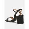 Chaplet Textured Block Heel Sandals - image 3 of 4