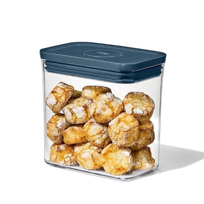 OXO Pop 3pc Everyday Airtight Food Storage Container Set Storm Blue: Kitchen Canister Set, Dishwasher-Safe — фото 8