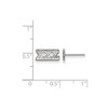 Black Bow Jewelry Sterling Silver Sigma Sigma Sigma Greek Life Stud Earrings - 2 of 3