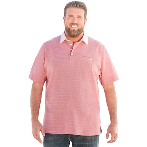 Salmon pink polo sales shirt