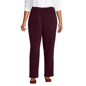 Lands' End Women's Sport Knit High Rise Corduroy Pants - 1 of 3