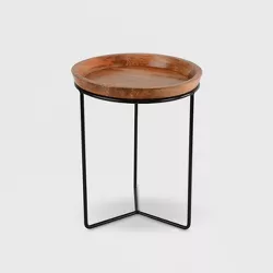 Wood Plant Stand Black - Smith & Hawken™