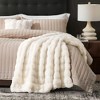 Amelie Home Luxe Faux Fur Throw Blanket – Cozy Bubble Texture for Sofa, Bedroom, or Living Room - 3 of 4