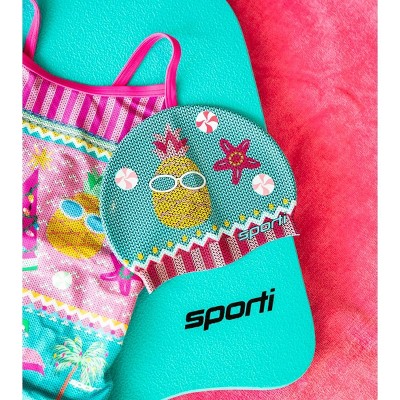 Sporti Tropical Holiday Silicone Swim Cap