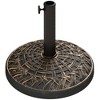 Outsunny 19" Patio Umbrella Base, 26 lbs Concrete Heavy Duty Patio Umbrella Holder for 1.5"/1.9" Umbrella Poles - 4 of 4