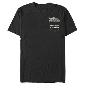 Men's Star Wars The Mandalorian The Child Precious Cargo Pocket T-Shirt - 1 of 4