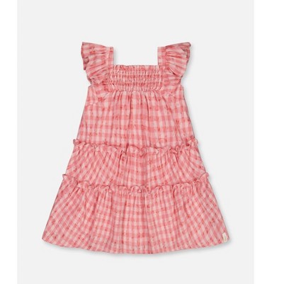 checked pink