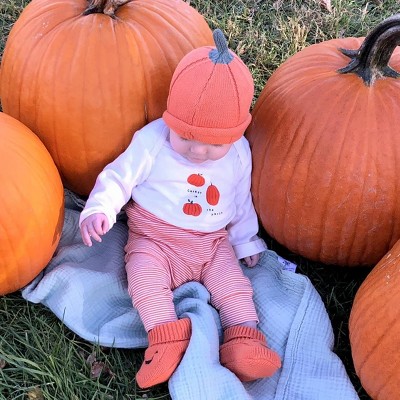 Carter's Just One You® Baby Halloween Hat Booties Set Orange - Main Image