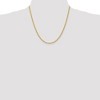 Black Bow Jewelry 2.75mm, 14k Yellow Gold, Handmade Solid Rope Chain Necklace - 2 of 4