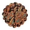 C&F Home 17" Dorothy Autumn Brown Cotton Placemat - Quilted Paisley - 2 of 4