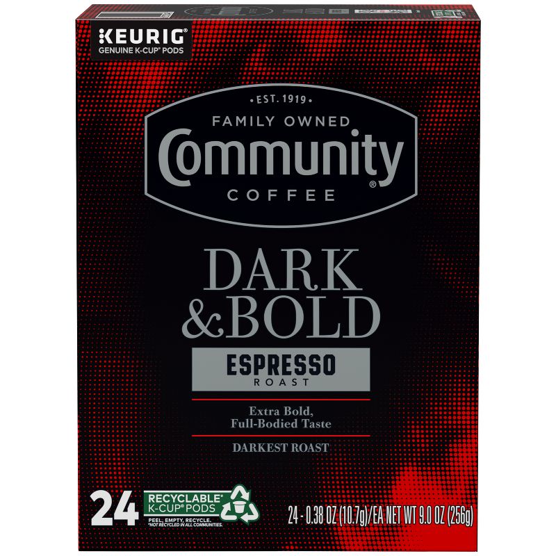 Community Coffee Dark &#38; Bold SS Pods Dark Roast - 24ct, 1 of 6