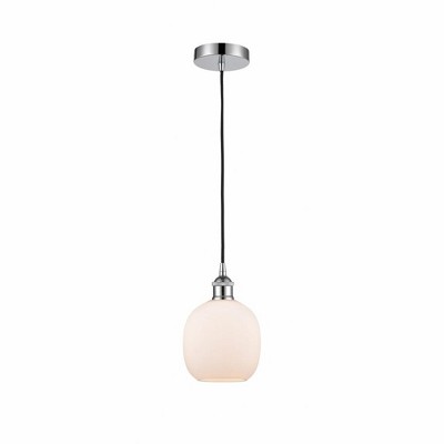 Belfast - 1 Light Cord Hung Mini Pendant In Industrial Style-9.75 Inches Tall and 6 Inches Wide