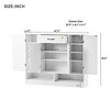 Modern Adjustable Shelf Shoe Cabinet, Minimalist Storage with Sturdy Top, Space-saving Sideboard for Multiple Item Sizes - 3 of 3
