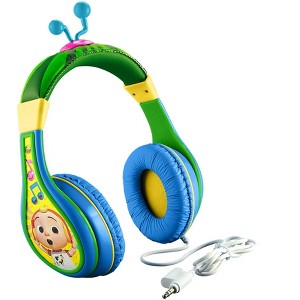 eKids Cocomelon Wired Headphones for Kids, Over Ear Headphones for School, Home, or Travel  - Green (CO-140.EXV1OL) - 1 of 4