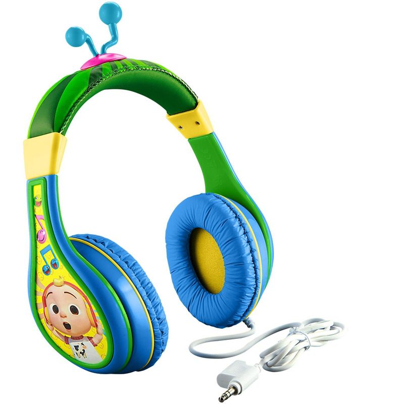 eKids Cocomelon Wired Headphones for Kids, Over Ear Headphones for School, Home, or Travel  - Green (CO-140.EXV1OL), 1 of 6