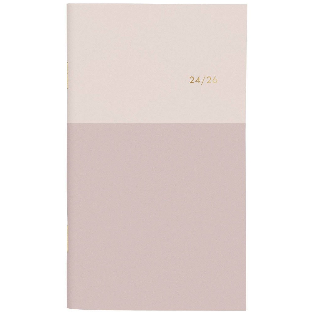 Photos - Other interior and decor Sugar Paper Essentials -25 Monthly Planner 6.25"x3.75" Pink and Rose C 2024