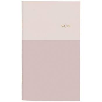 Sugar Paper Essentials 2024-25 Monthly Planner 6.25"x3.75" Pink and Rose Colorblock