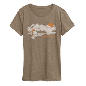 Women's - Peanuts - Take A Hike Short Sleeve Graphic T-Shirt - 1 of 4