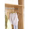 YBM Home Quality Acrylic Clear Clothes Hanger, Pack of 6 - 4 of 4