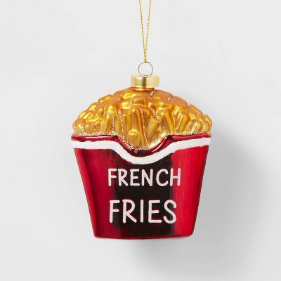 Glass Fries Christmas Tree Ornament - Wondershop™