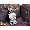 Anna-Kaci Crystal Silver Element Classic Fashion Pendant Necklace - 2 of 4