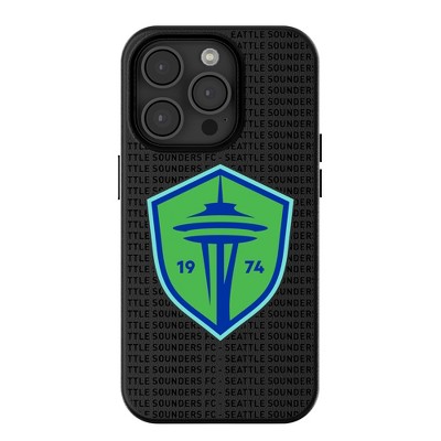 Keyscaper MLS Western Conference Teams Text Backdrop MagSafe Compatible Cell Phone Case for Apple iPhone