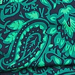 navy/emerald decor paisley