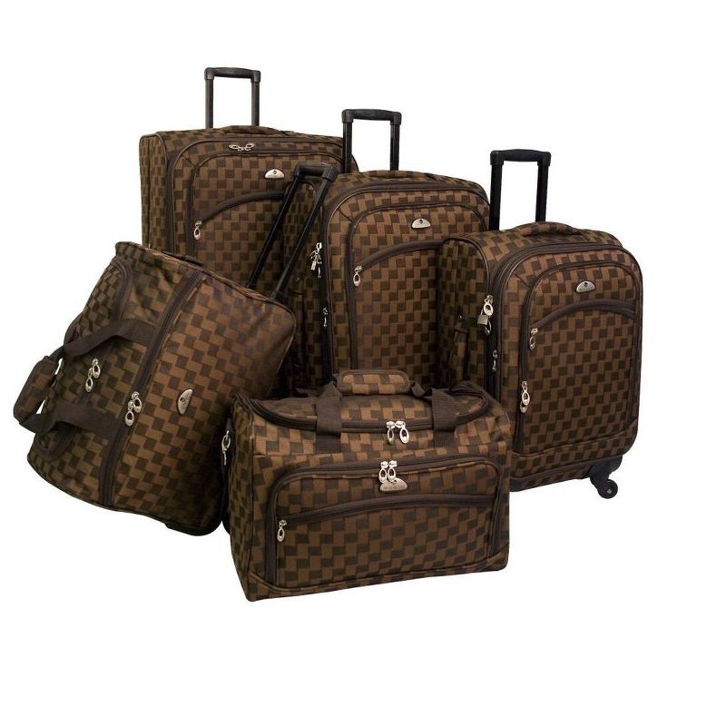 American Flyer Madrid 5-Piece Spinner Luggage Set, 1 of 7