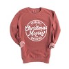 Simply Sage Market Probably Watching Christmas Movies Garment Dyed Sweatshirt - 3 of 4