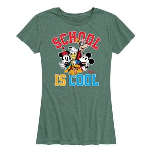 Women's - Disney - School Is Cool Short Sleeve Graphic T-Shirt - 1 of 4