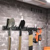 Costway Utility Tool Organizer Wall Mount Tool Storage Rack 330lbs Capacity with 8 Hooks - 2 of 4