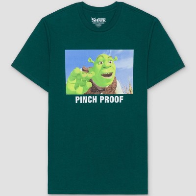 Men's Shrek Pinch Short Sleeve Graphic T-Shirt - Green XL