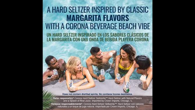 Corona Hard Seltzer Seltzerita - 12pk/12 fl oz Cans, 2 of 7, play video