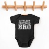 The Juniper Shop Littlest Football Bro Baby Short Sleeve Bodysuit - 12M - Black - 2 of 4