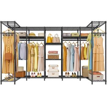 Vipek V8i Portable Closets Heavy Duty Clothes Rack Metal Clothing Rack With  Adjustable Shelves - White : Target
