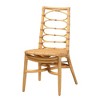 bali & pari Lisbon Natural Rattan Dining Chair Natural Brown: Armless, Spot Clean, No Assembly Required - 2 of 4