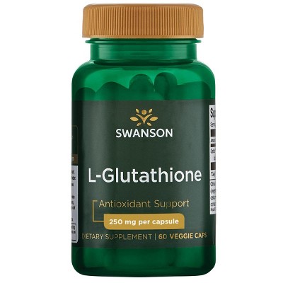 Swanson L-Glutathione 250 mg 60 Veg Capsules.