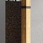 imitation wood grain grey curtain fabric