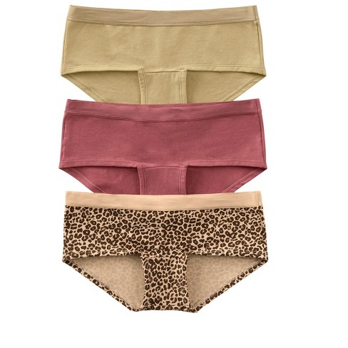 Leonisa 3-pack Cotton Blend Bikini Panties - : Target