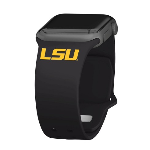 NCAA Louisiana State University Tigers Silicone Apple Watch Band  - image 1 of 3