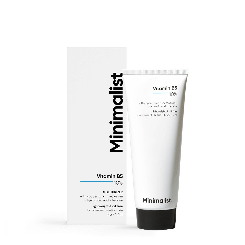 Minimalist Vitamin B5 10% Face Moisturizer - 1.7oz: Unscented, For Oily & Combination Skin