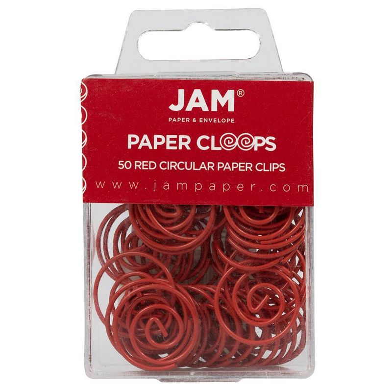 JAM Paper 50pk Circular Paper Clips, 1 of 8