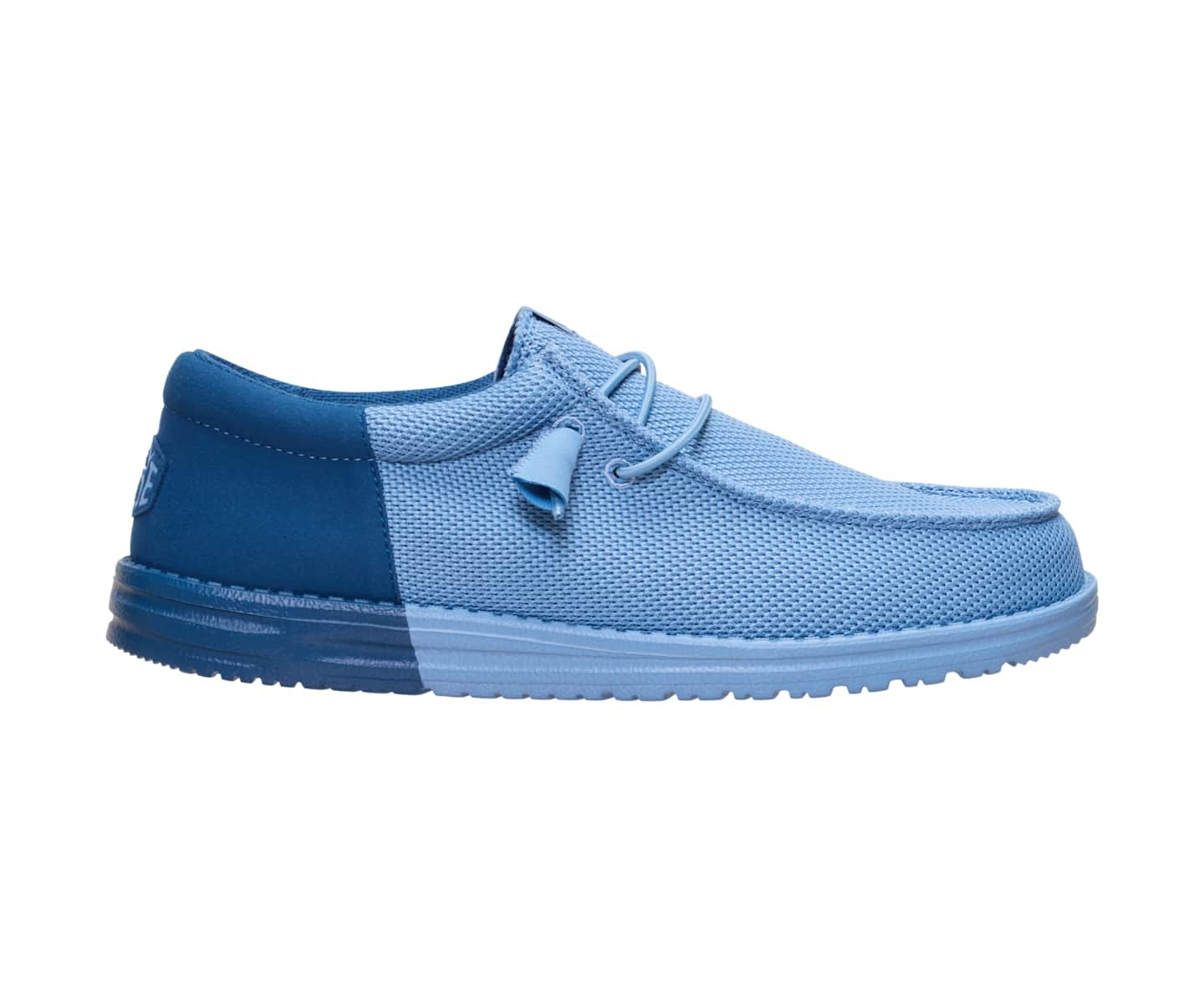 Мужские кроссовки HEYDUDE Wally Funk Mesh Split, Faded Denim/Ensign Blue, 11, цвет: Джинсовый — фото 1