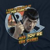 Star Trek Pon Far Adult T-Shirt Navy - 2 of 4