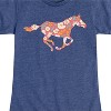 Girls' - Case IH - Floral Running Horse Fitted Short Sleeve Graphic T-Shirt - image 2 of 4