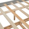 Okak Size Platform Bed Frame with Storage Headboard No Box Spring Needed Easy to Assemble Noiseless Bed with Trundle - 4 of 4