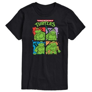 Men's - Teenage Mutant Ninja Turtles - Street Grid Short Sleeve Graphic T-Shirt - 1 of 4